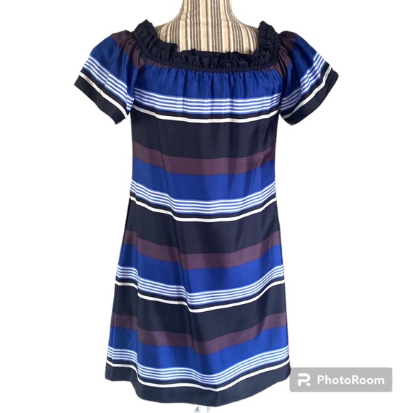 Banana Republic Women’s Silk Off the Shoulder Dress - Picture 2 of 9